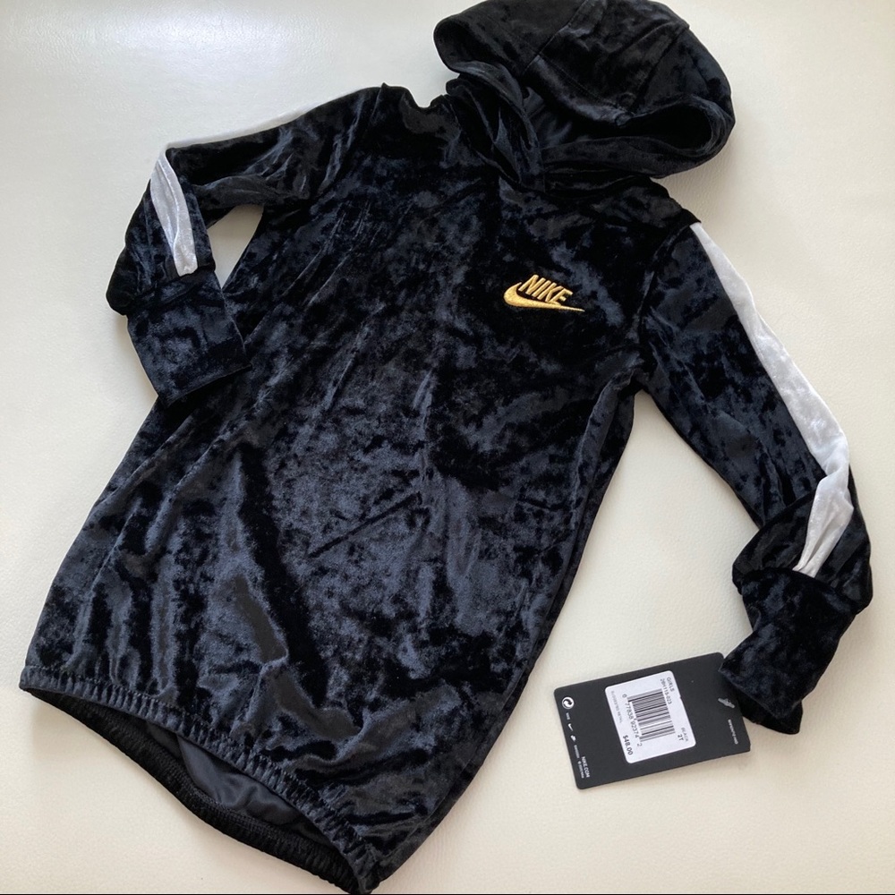 Nike Velour Hoodie Dress 2095 - Picture 6 of 8